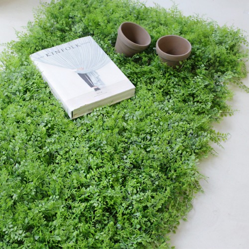 잔디매트 벽장식 조화 잔디판